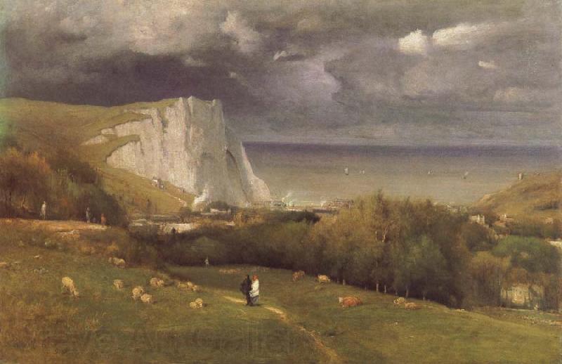 George Inness Etretat France oil painting art